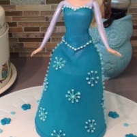 Princess Elsa Doll Cake